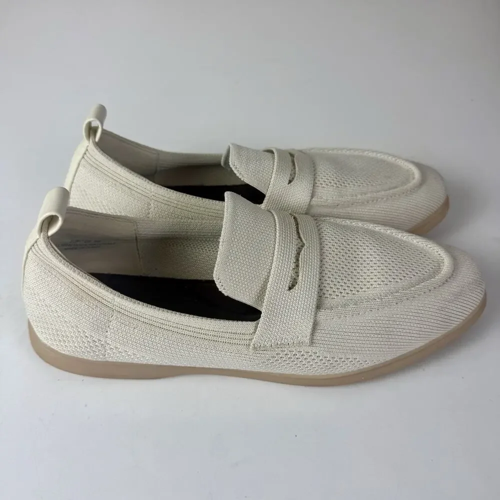 Cushionaire Jupiter Women’s Knit Loafers Size 8W